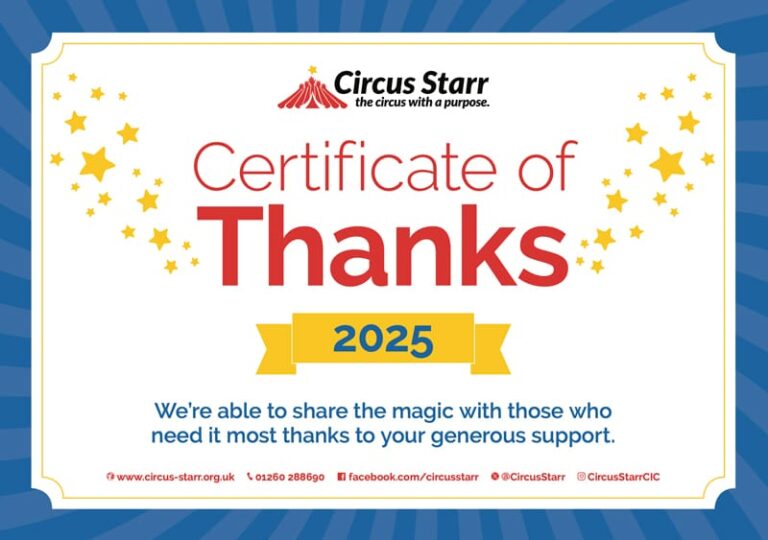 Supporting Circus Starr